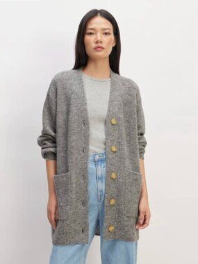 Everlane Oversized Alpaca Pocket Cardigan